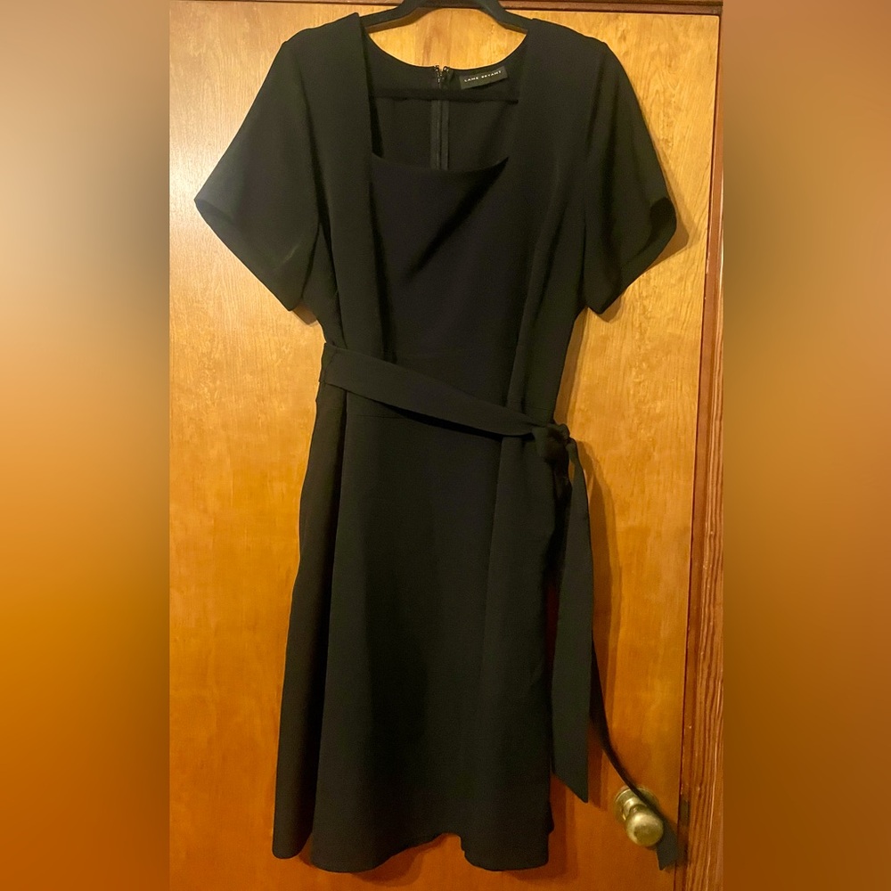 Lane Bryant size 18 black square neck dress